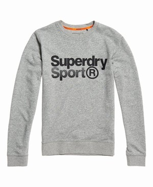 Superdry Core Sport Crew Férfi Pulóver Szürke | WVHMU4517